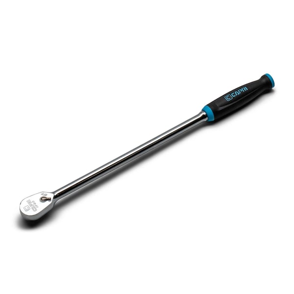 1/4 in. Drive Fine 90-Tooth Extra Long Ratchet, Ergonomic Soft Grip